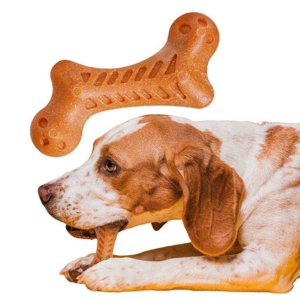 Osso Mordedor Massageador Brinquedo Para Cães Pets Anti-Stress - HalloStore