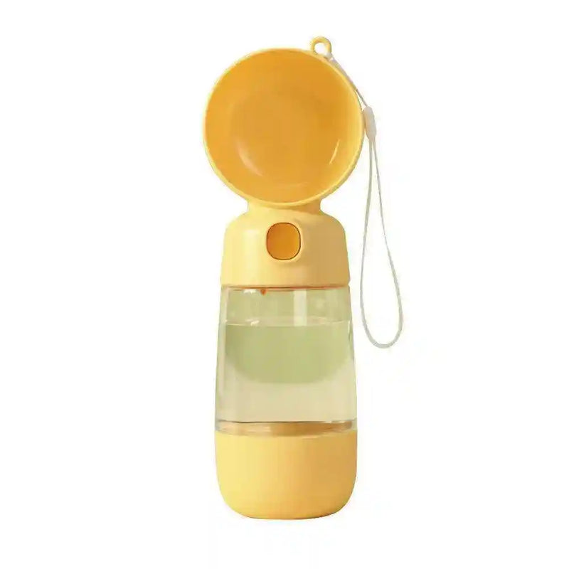 Garrafa de Água Portátil 2 em 1 para Pets - HalloStore