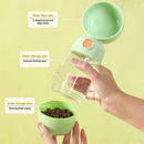 Garrafa de Água Portátil 2 em 1 para Pets - HalloStore