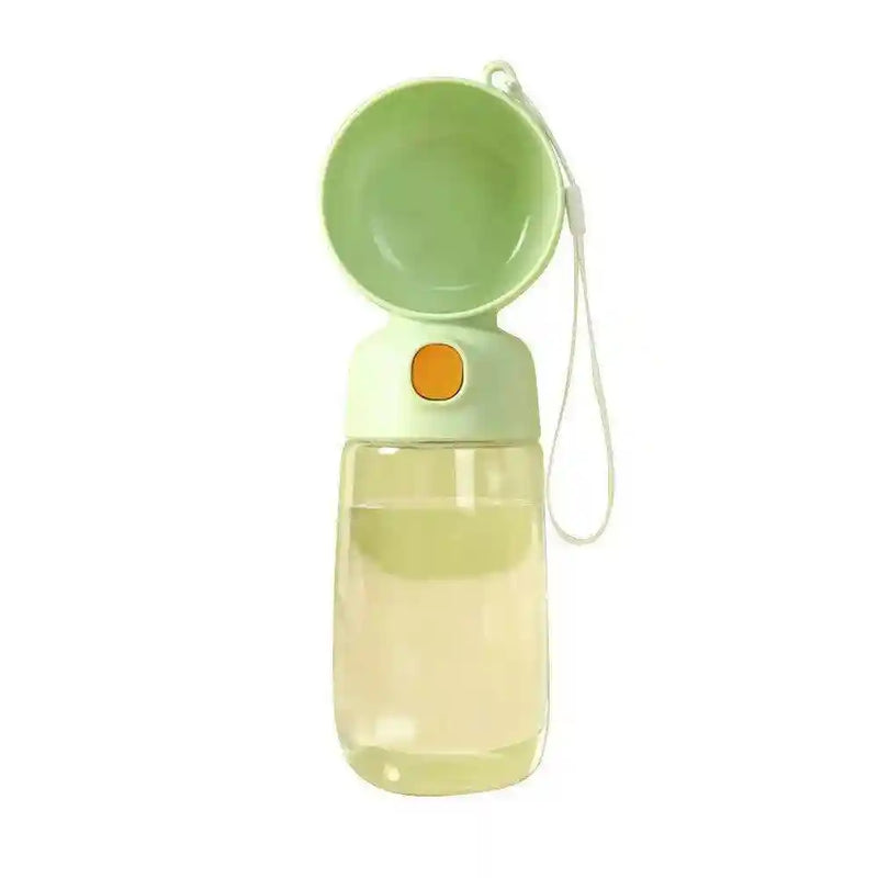 Garrafa de Água Portátil 2 em 1 para Pets - HalloStore