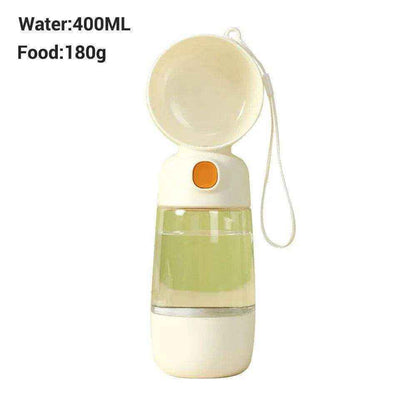 Garrafa de Água Portátil 2 em 1 para Pets - HalloStore