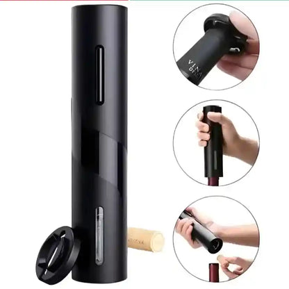 Abridor Saca Rolhas Garrafa De Vinho elétrico Automático a Pilhas