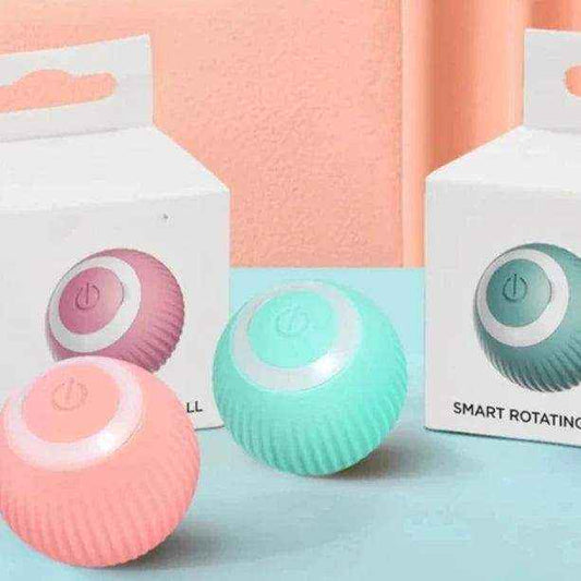 Bola mágica rolante automática para gato, Brinquedos inteligentes interativos - HalloStore