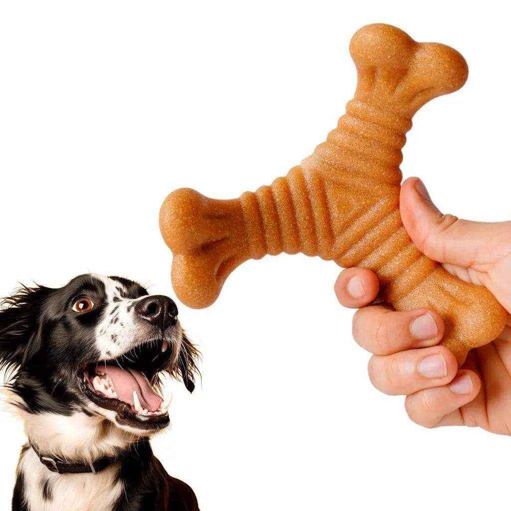 Osso Mordedor Massageador Brinquedo Para Cães Pets Anti-Stress - HalloStore