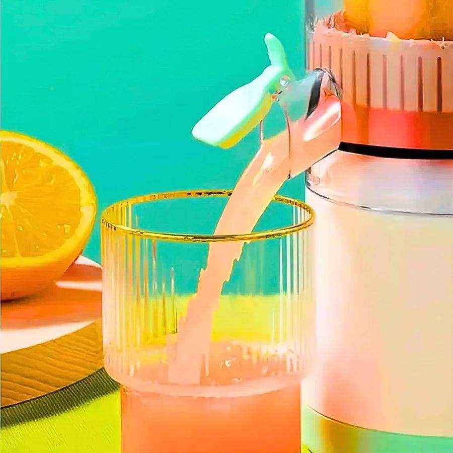 Espremedor Portátil Automático Elétrico de Frutas Laranja, Maçã, Tangerina, Melancia, Uva - HalloStore