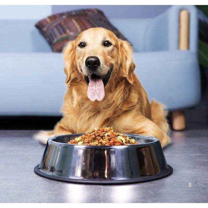 Comedouro Bebedouro Inox Antiderrapante Para Pet Cachorro. - HalloStore