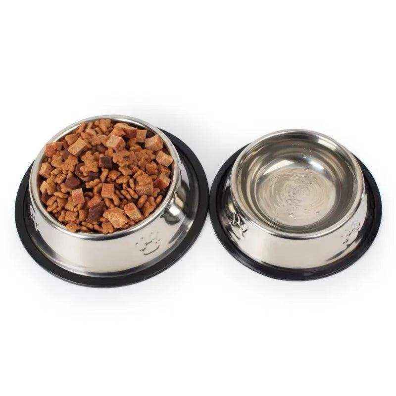 Comedouro Bebedouro Inox Antiderrapante Para Pet Cachorro. - HalloStore