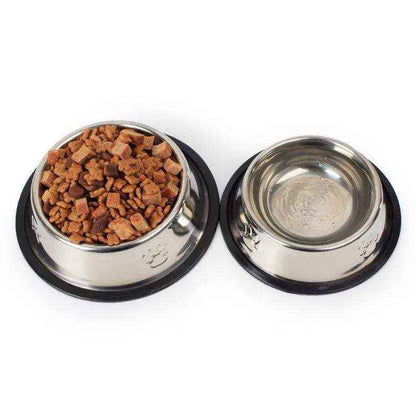 Comedouro Bebedouro Inox Antiderrapante Para Pet Cachorro. - HalloStore
