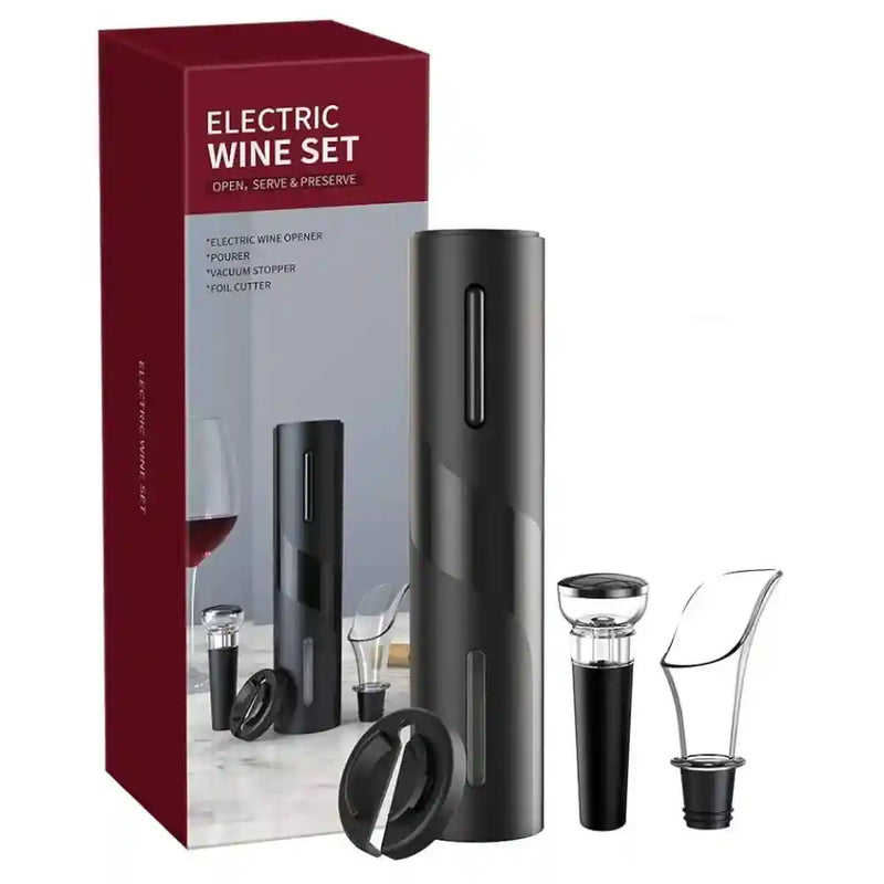 Abridor Saca Rolhas Garrafa De Vinho elétrico Automático a Pilhas