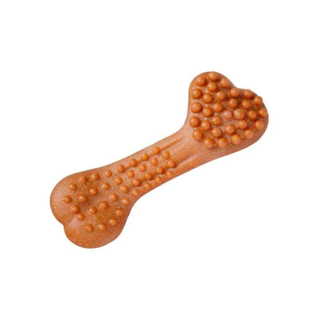 Osso Mordedor Massageador Brinquedo Para Cães Pets Anti-Stress - HalloStore