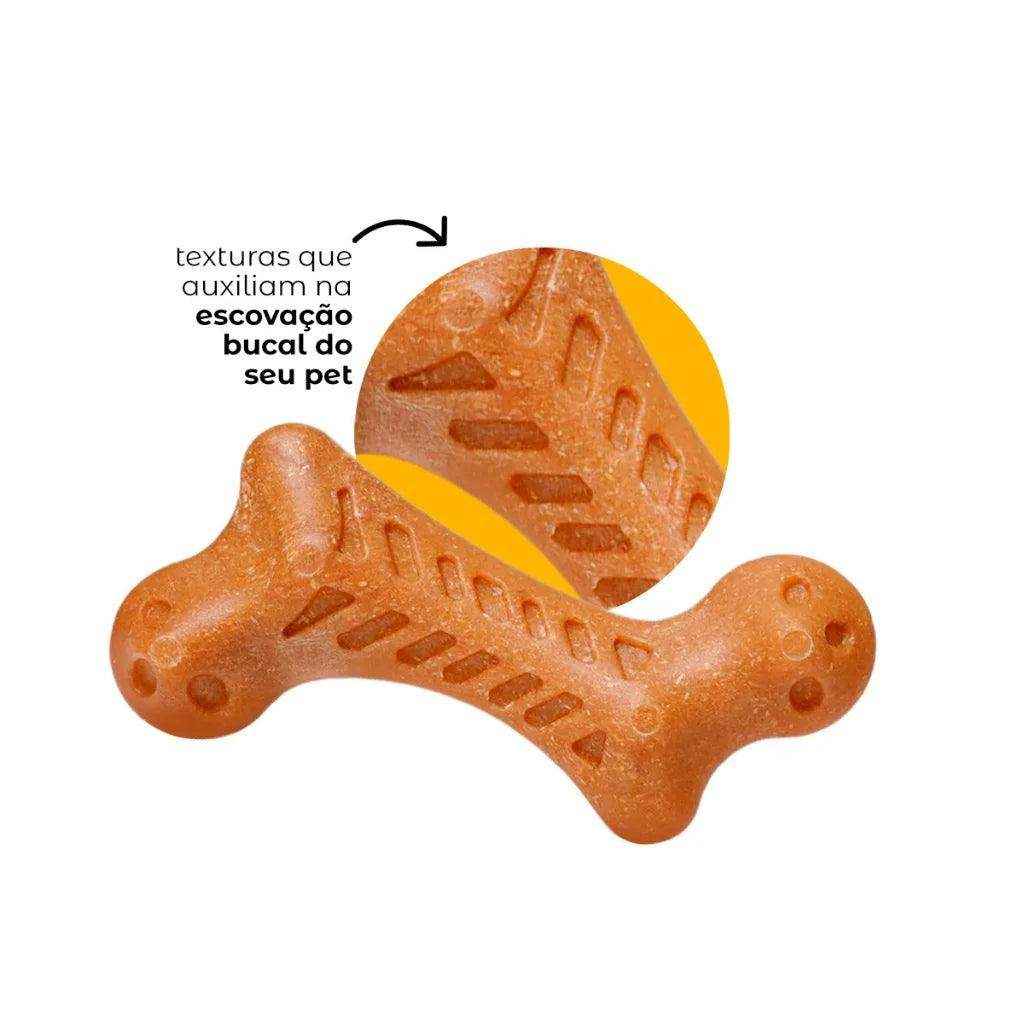 Osso Mordedor Massageador Brinquedo Para Cães Pets Anti-Stress - HalloStore
