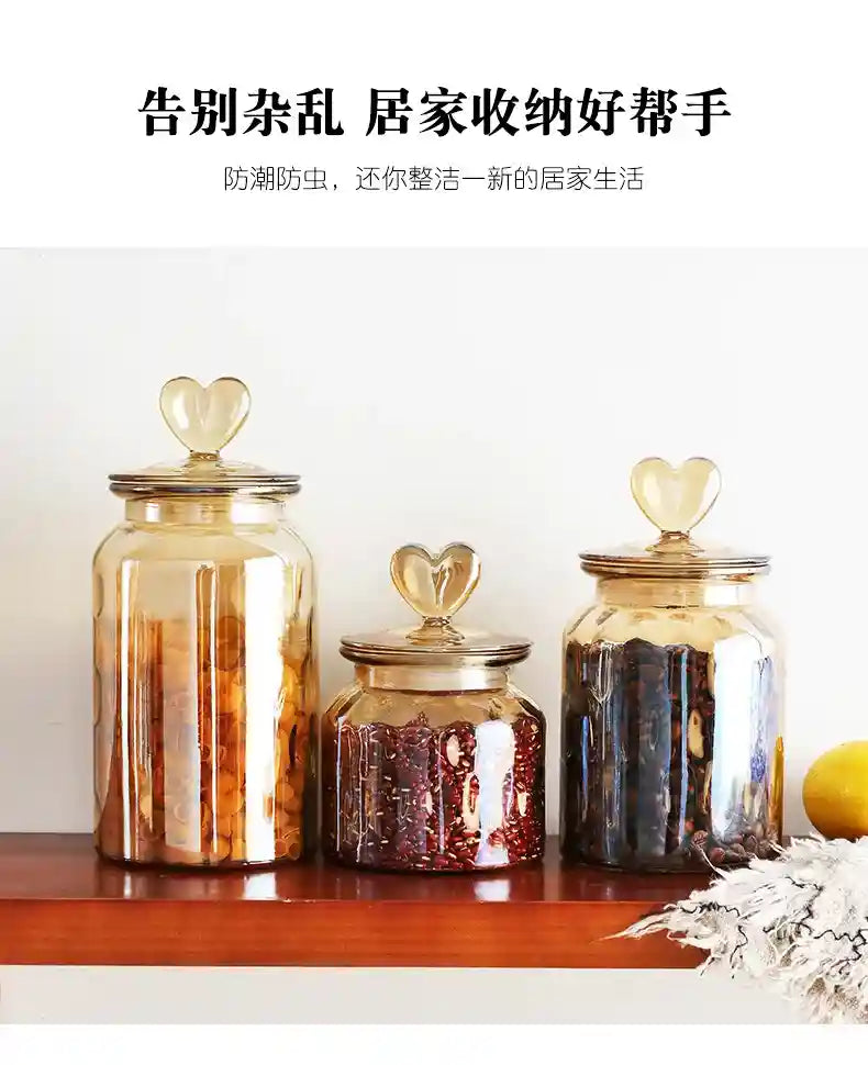 🏷️ Potes de Vidro Herméticos com Vedação de Silicone – Armazenamento Seguro e Elegante para Seus Alimentos