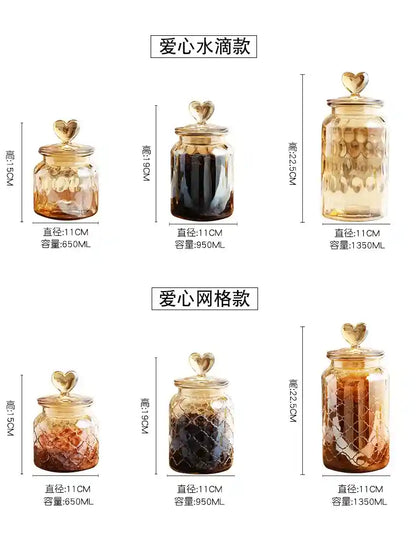 🏷️ Potes de Vidro Herméticos com Vedação de Silicone – Armazenamento Seguro e Elegante para Seus Alimentos