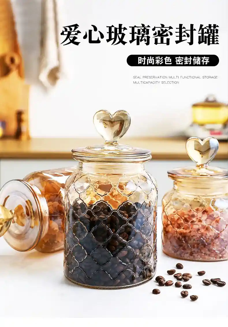 🏷️ Potes de Vidro Herméticos com Vedação de Silicone – Armazenamento Seguro e Elegante para Seus Alimentos