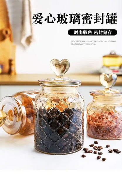 🏷️ Potes de Vidro Herméticos com Vedação de Silicone – Armazenamento Seguro e Elegante para Seus Alimentos