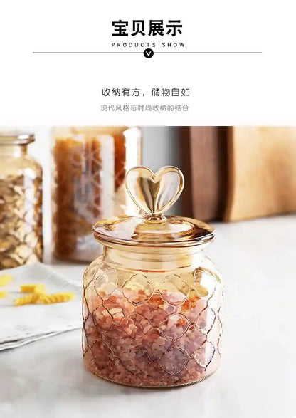 🏷️ Potes de Vidro Herméticos com Vedação de Silicone – Armazenamento Seguro e Elegante para Seus Alimentos