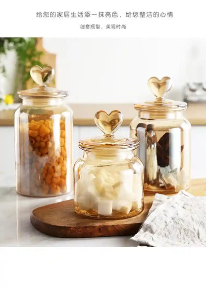 🏷️ Potes de Vidro Herméticos com Vedação de Silicone – Armazenamento Seguro e Elegante para Seus Alimentos