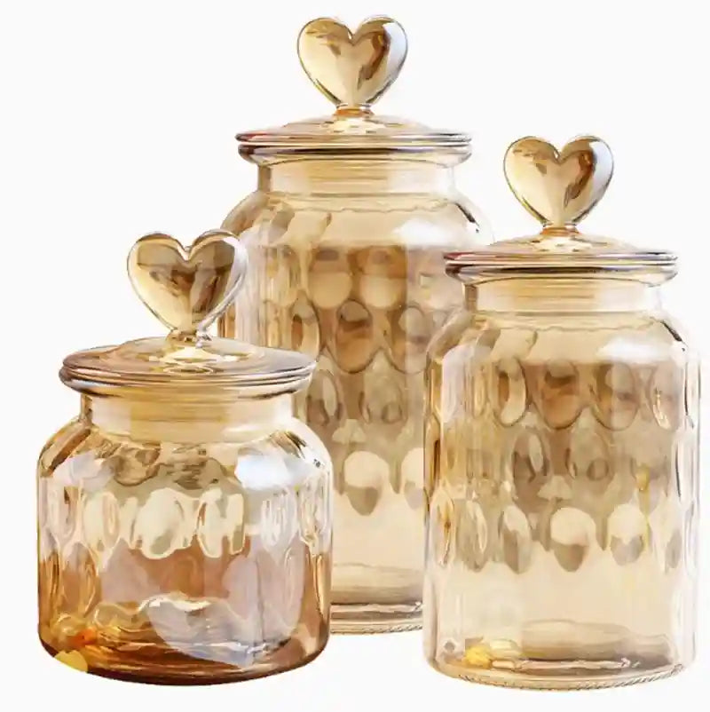 🏷️ Potes de Vidro Herméticos com Vedação de Silicone – Armazenamento Seguro e Elegante para Seus Alimentos