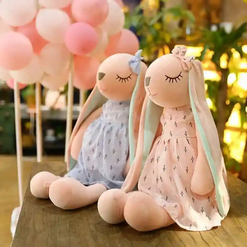 Pelúcia Infantil Coelho Orelhas Longas Lenogue