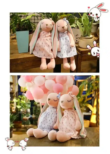 Pelúcia Infantil Coelho Orelhas Longas Lenogue