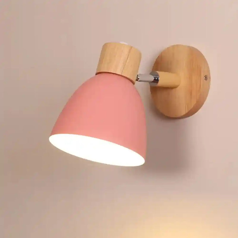 Luminária de Parede LED em Madeira Estilo Nórdico –  | HalloStore