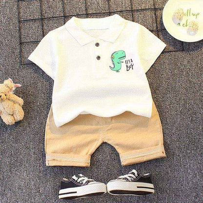 Conjunto Infantil Masculino de algodão -Estilo Casual - HalloStore