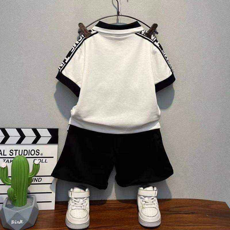 camisa polo infantil e Bermuda - HalloStore