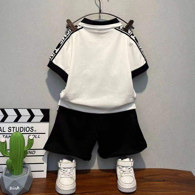 camisa polo infantil e Bermuda - HalloStore