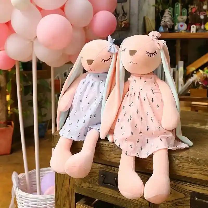Pelúcia Infantil Coelho Orelhas Longas Lenogue