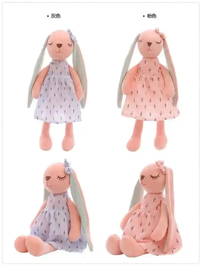 Pelúcia Infantil Coelho Orelhas Longas Lenogue