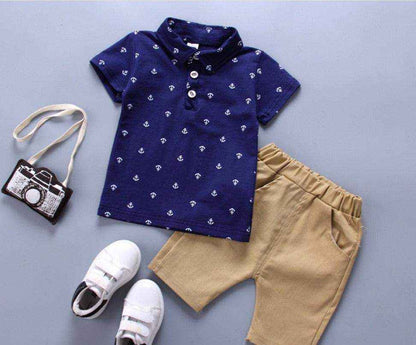 Conjunto Camisa e Short infantil: Moda e Conforto em um Kit Único - HalloStore