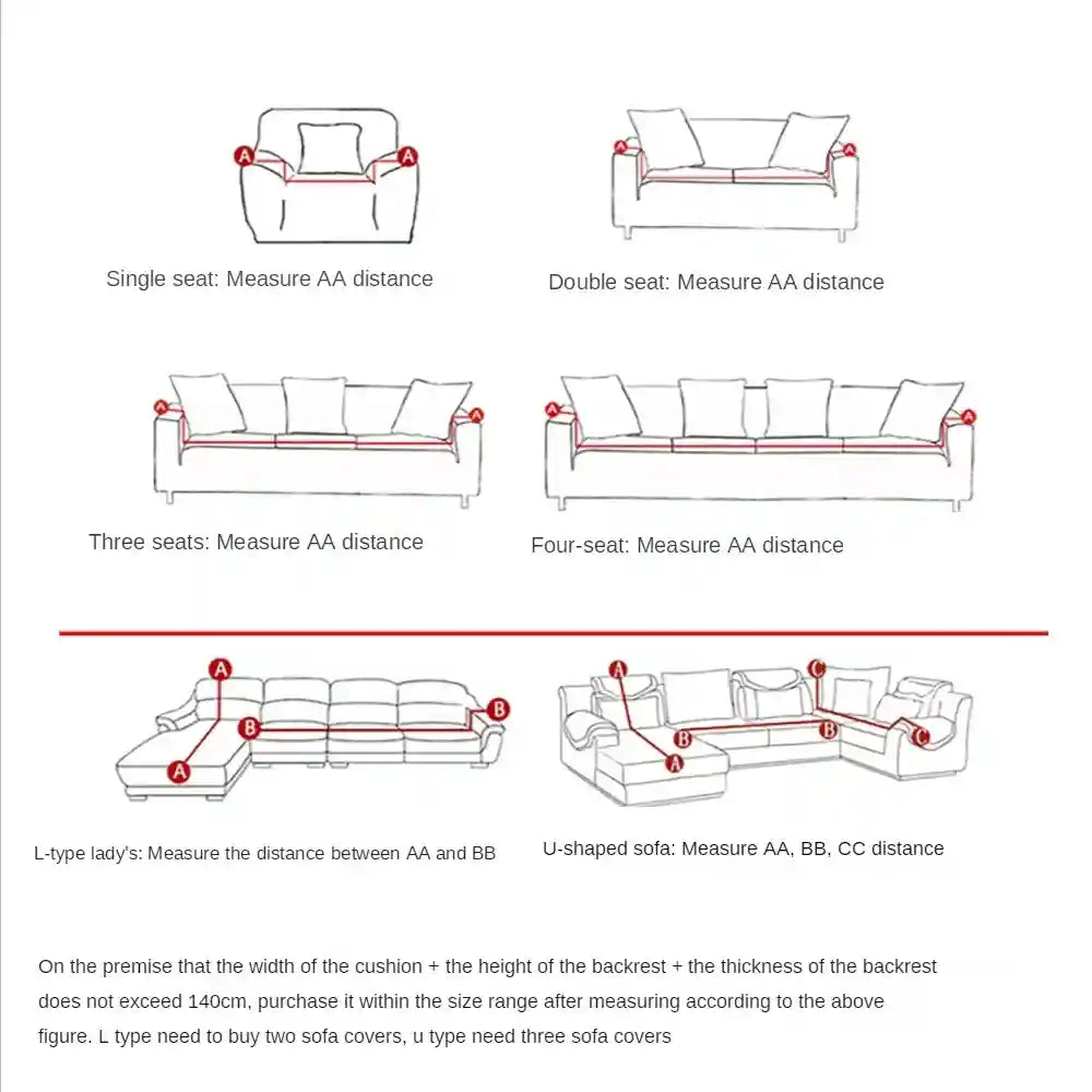 Capa Protetora para Sofá Impermeável e Antiderrapante – Proteção e Conforto