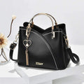 Bolsa De Ombro Elegante E Clássica Com Pingent - HalloStore