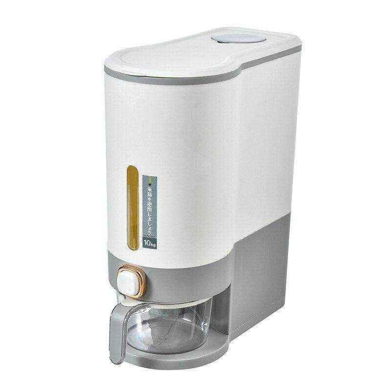 Dispenser de Arroz | Mantenha seu Arroz Fresco e Bem Organizado! - HalloStore