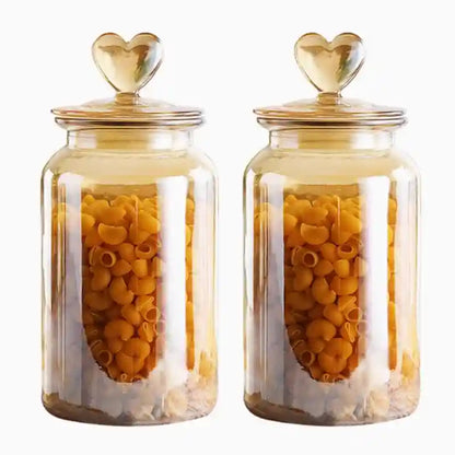 🏷️ Potes de Vidro Herméticos com Vedação de Silicone – Armazenamento Seguro e Elegante para Seus Alimentos