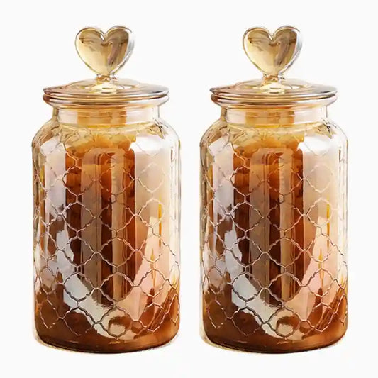 🏷️ Potes de Vidro Herméticos com Vedação de Silicone – Armazenamento Seguro e Elegante para Seus Alimentos