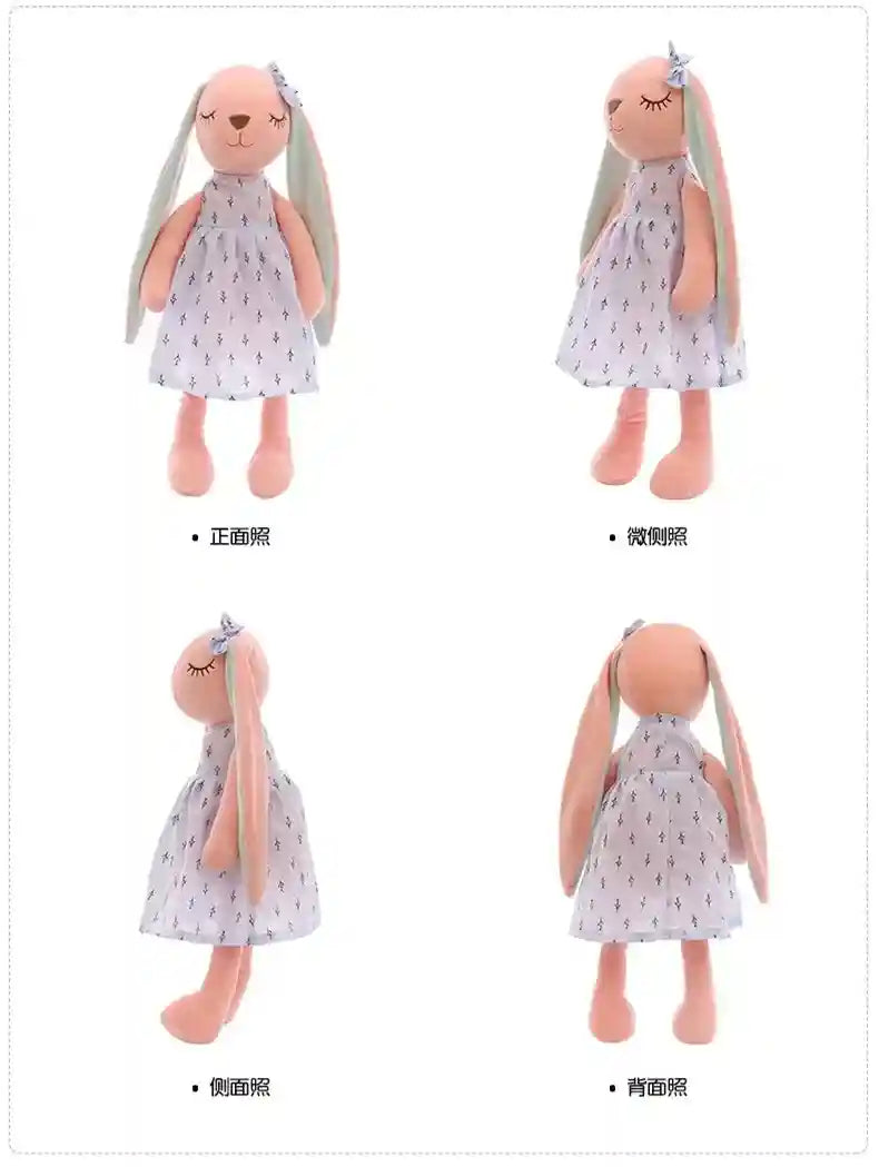 Pelúcia Infantil Coelho Orelhas Longas Lenogue
