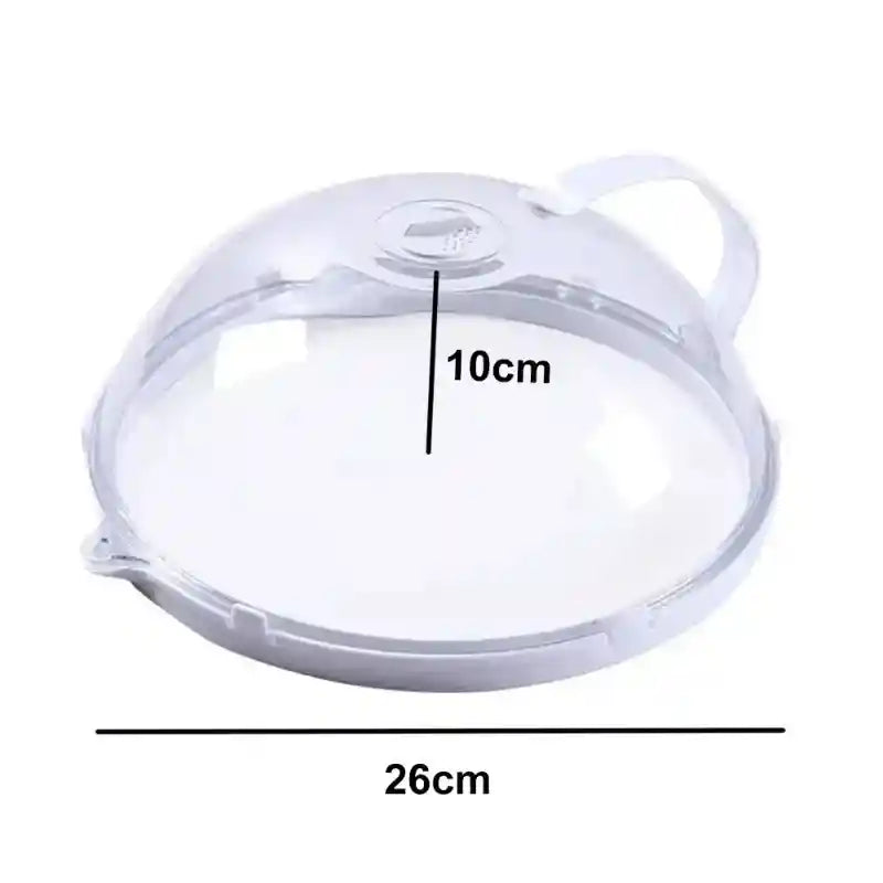 Tampa Anti-Respingos para Micro-ondas e Forno com Saída de Vapor – Praticidade, Limpeza e Segurança na Cozinha!