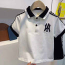 camisa polo infantil e Bermuda - HalloStore