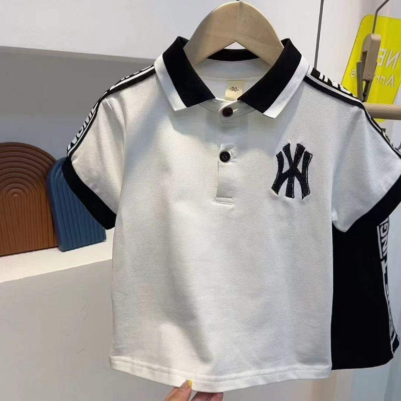 camisa polo infantil e Bermuda - HalloStore
