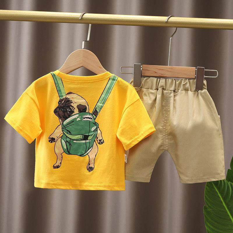 Conjunto Infantil Masculino de algodão -Estilo Casual - HalloStore