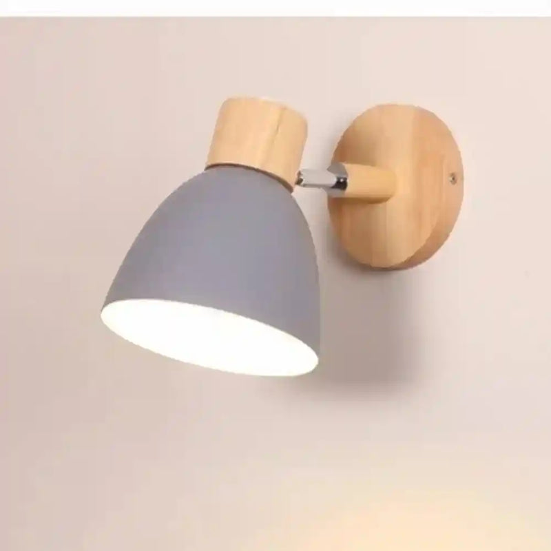 Luminária de Parede LED em Madeira Estilo Nórdico –  | HalloStore