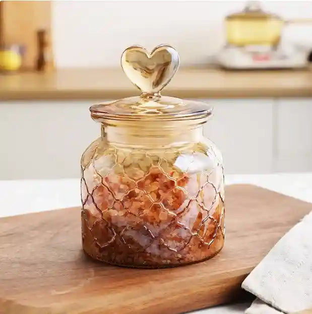 🏷️ Potes de Vidro Herméticos com Vedação de Silicone – Armazenamento Seguro e Elegante para Seus Alimentos