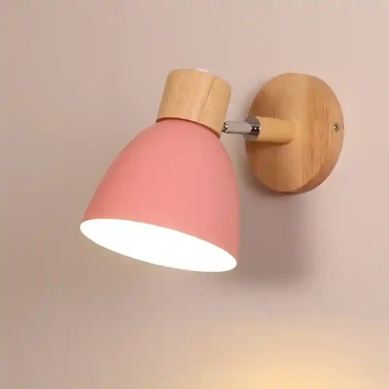 Luminária de Parede LED em Madeira Estilo Nórdico –  | HalloStore