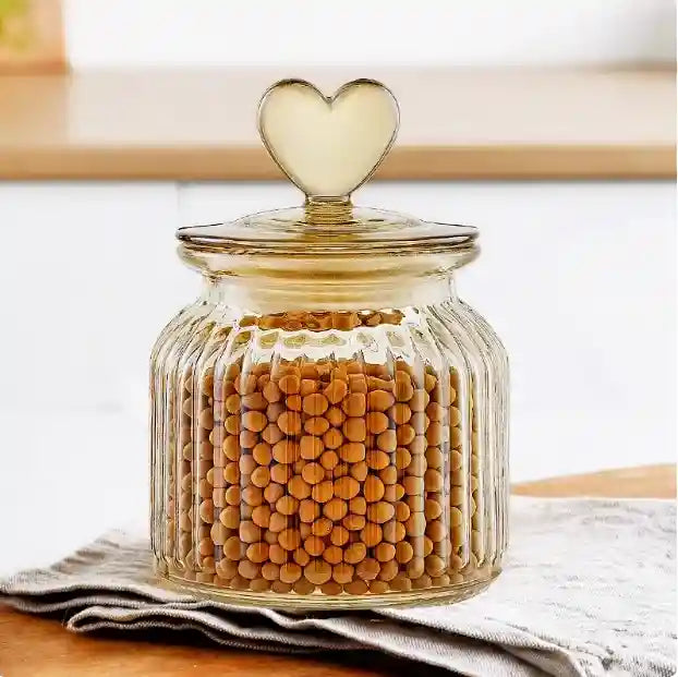 🏷️ Potes de Vidro Herméticos com Vedação de Silicone – Armazenamento Seguro e Elegante para Seus Alimentos