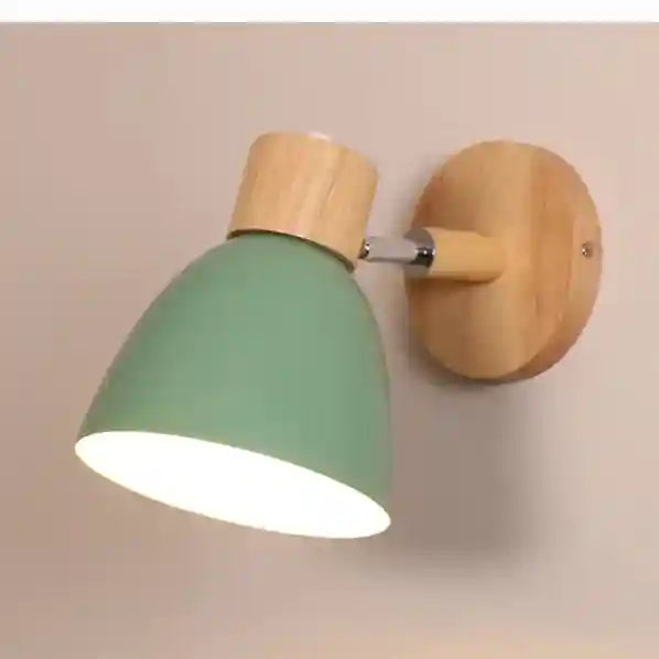 Luminária de Parede LED em Madeira Estilo Nórdico –  | HalloStore
