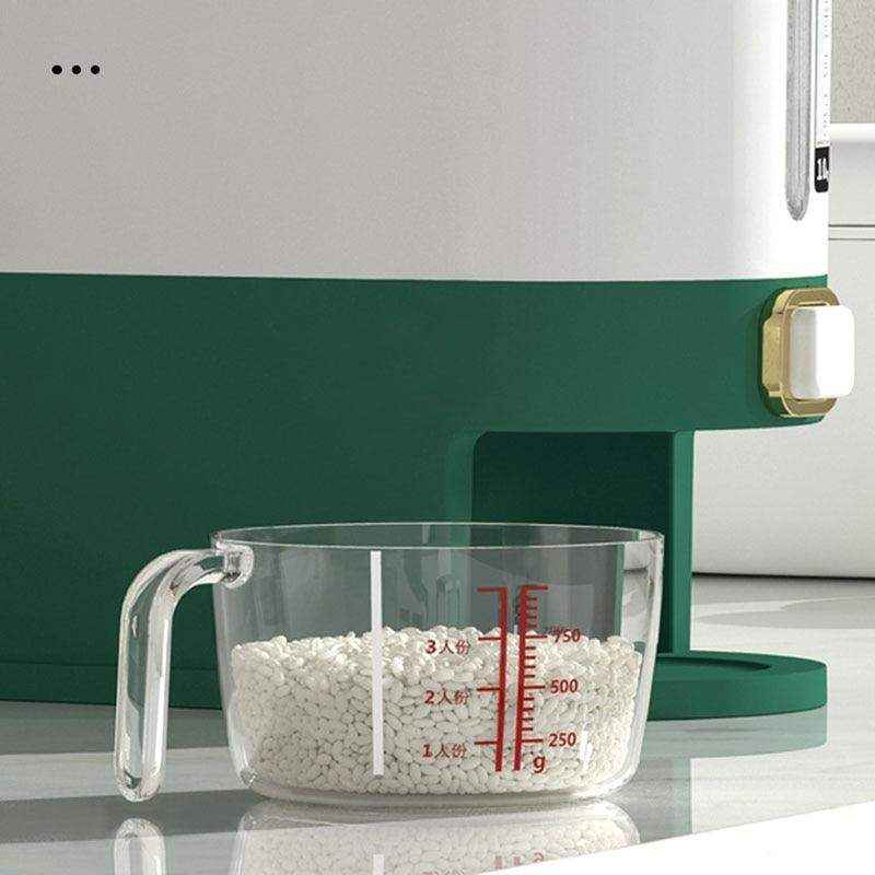 Dispenser de Arroz | Mantenha seu Arroz Fresco e Bem Organizado! - HalloStore