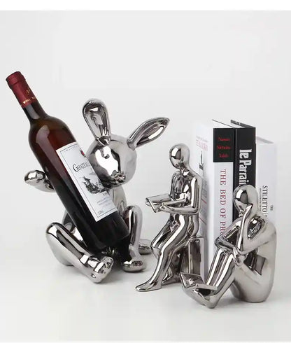 Aparador de Livros Decorativo em Cerâmica – Ideal para Escritório, Sala e Decoração Moderna