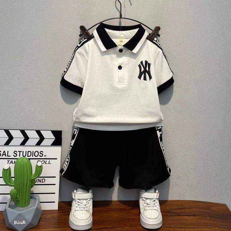 camisa polo infantil e Bermuda - HalloStore