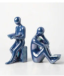 Aparador de Livros Decorativo em Cerâmica – Ideal para Escritório, Sala e Decoração Moderna